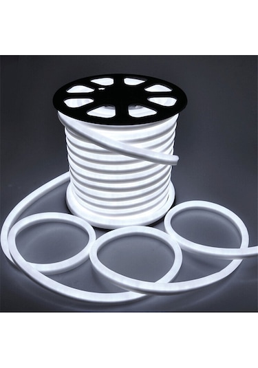 Neon Esnek Şerit Led Tak Çalıştır Kumandalı - Beyaz 3 Metre