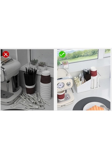 Dancemonkey Tutucu Tek Raf Masaüstü Çelik Cbtx Beyaz Bardak Kahve Filtresi İçin - Yd Çok Renkli