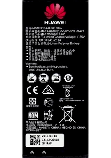 Huawei Honor 5A Batarya Pil Hb4342A1Rbc