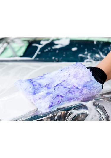 Purestar Mor Yıkama Eldiveni - Color Pop Wash Mıte 20X25 Cm