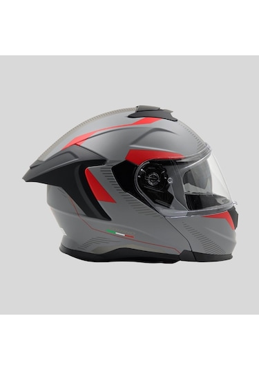 Arwic AR950 Torino Çene Açılır Ece-R 22.06 Motosiklet Kaskı Gri