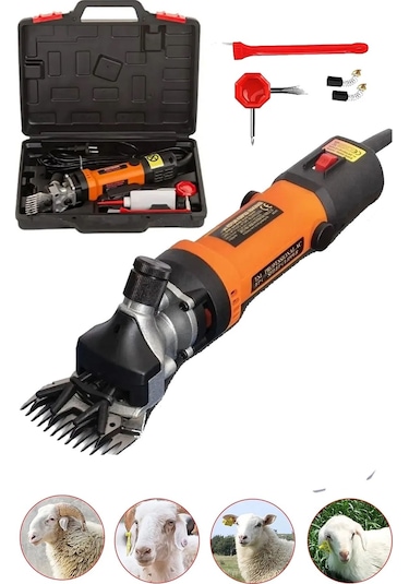 Pro Alman Seri Metal Şanzuman Devir Ayarlı Profesyonel Koyun Kırpma Makinesi....