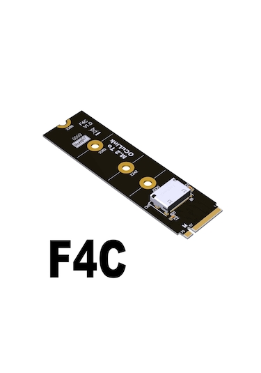 Xurunkeji F4c M.2 Nvme Pcıe 4.0 - Oculink Sff-8612 Adaptörü 2,5 İnç Nvme U.2 Sff 8639 Ssd Pcı-e Ngff Adaptör Kartı