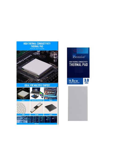 Suntek Gpu/cpu Bellek Ssd Soğutucu 85x45x3.0mm Için Silikon