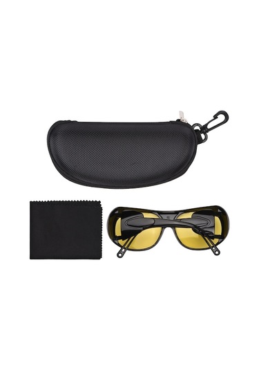 Elektrik Kaynağı İçin Antiparçacık, Suya Dayanıklı, Buhar Emici Sarı Lens Gözlükleri