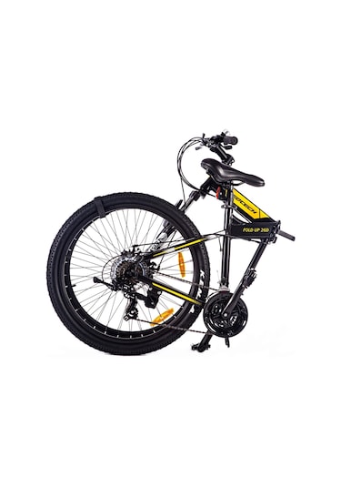 Geotech Fold Up 26d 26 Jant 21vites Md 45cm Katlanır Bisiklet Mat Siyah - Sarı