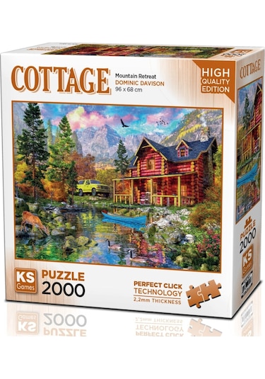 Ks Games 2000 Parça Dağ İnziva Yeri Puzzle