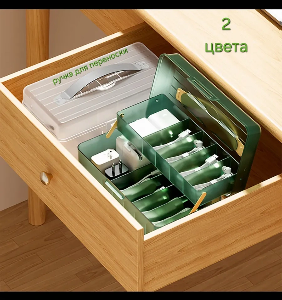 Domlıne Evrensel Kablo Ve Küçük Eşyalar İçin Saklama Düzenleyici 257202640 Beyaz