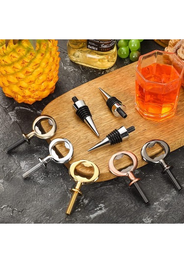 Şarap Tıpası, Şarap Partisi Ahşap Tornalama Dıy İçin Boş Şişe Açacağı Seti Diğer