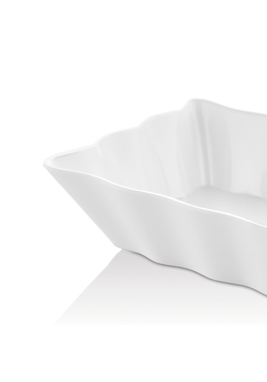 Alezy 556 Göreme Melamin Termostar Lagün Ekmeklik 26x20 Cm Beyaz