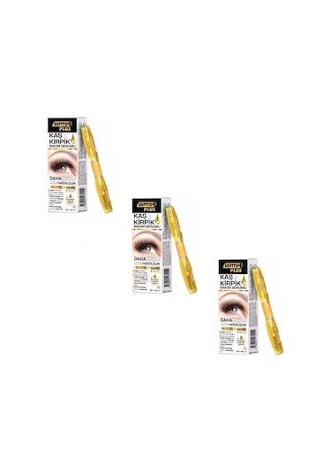 Softto Plus Doğal Kaş ve Kirpik Bakım Serumu 3 x 10 ML