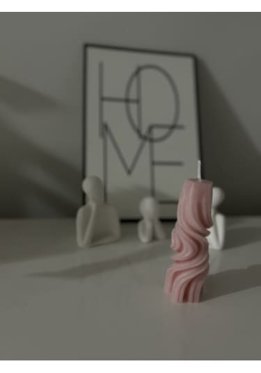Düzensiz Dalga Aromaterapi Vanilya Mum