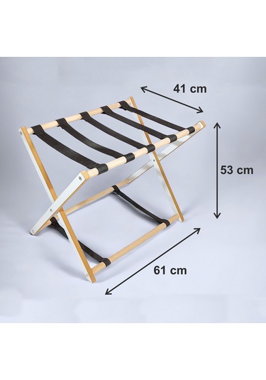 Dzgn Home Ahşap Tasarım Valizlik, Valiz Bavul Sehpası Otel Odası