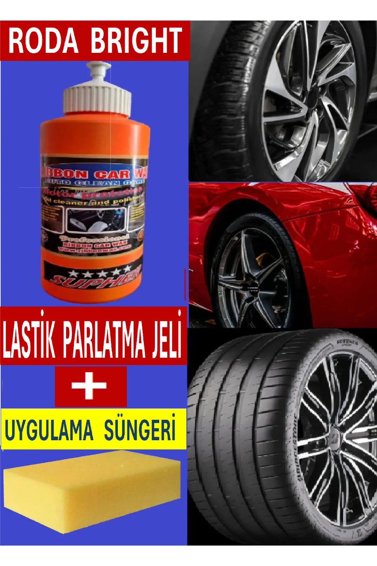 Rb Roda Brıght Lastik Parlatıcı Jel 1 Lt