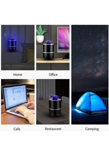 Ulzyvf Böcek Öldürücü Lamba - Sessiz Akkor, Usb, Kokusuz, Güçlü 360 Led -