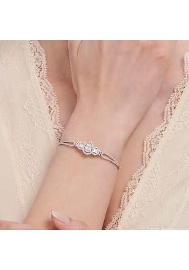 Altınbaş Gümüş Damla Baget Bileklik