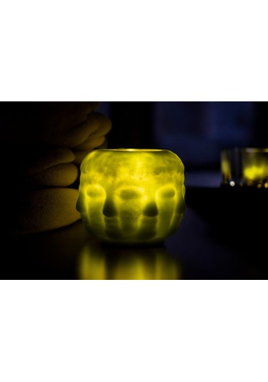 Fener Mum Buddah Yeşil Kavun Kokulu Dekoratif Mum