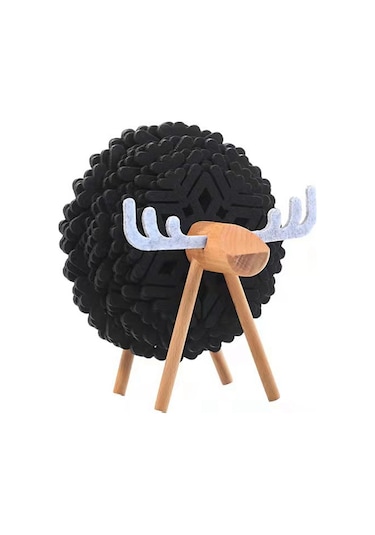 Koyun Şeklinde Bardak Altlıkları Bardak Altlıkları Yalıtımlı Yuvarlak Keçe Bardak Altlıkları Diğer