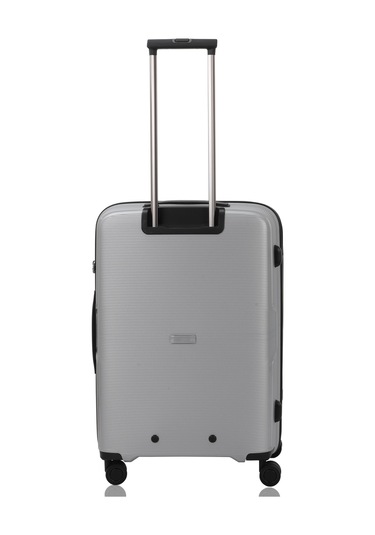 Baggaj V2408 Policarbon Valiz Siyah Set Grey