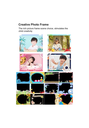 Monyee Sevimli Çocuk Dijital Kamera - 1080p Video, 2.0 Ips Ekran, 4x Zoom, Eğlenceli Oyunlar Ve Fotoğraf Çerçeveleri Çok Renkli