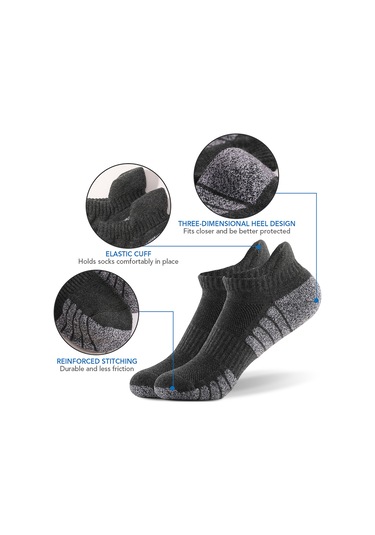 Lemestar 6 Çift Koyu Gri Outdoor Yürüyüş Koşu Çorapları - Yumuşak Nüfuslu, Havalandırmalı, Dayanıklı, Bilek Desteği İle Sonbahar/kış Aktivitelere Uygun Koyu Gri Lemestar 6 Çift Koyu Gri Outdoor Yürüyüş Koşu Çorapları - Yumuşak Nüfuslu, Havalandırmalı, Dayanıklı, Bilek Desteği İle Sonbahar/kış Aktivitelere Uygun Koyu Gri
