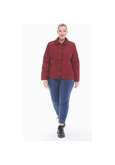 Vetre Bb Bordo Mevsimlik Kapitone Mont 1039 Bordo