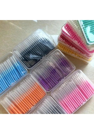 Willowhaven 200 Adet Pembe 0.7mm Yumuşak Nylon Diş Arası Fırçası - Ortodontik Bakım Ve Ağız Hijyeni