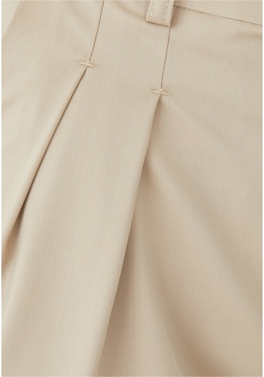 Loulou Studio Modern Kesim Pantolon Bej