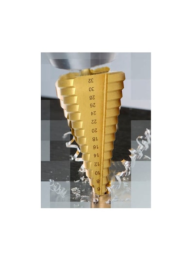 3 Parça Kademeli Panç Matkap Uç Seti Matkap Panç Takımı