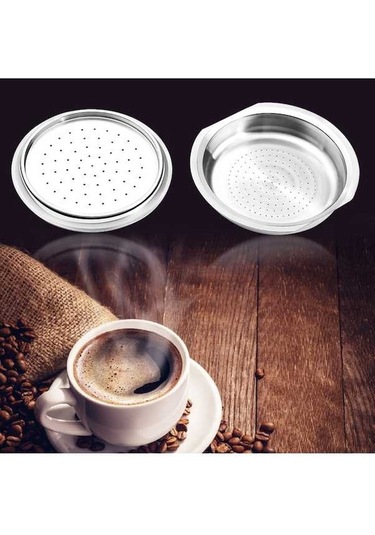Novahub Paslanmaz Çelik Kahve Kapsülü Yeniden Doldurulabilir Espresso Kapsülleri Senseo Uyumlu, Senseo Kahve Makinesiyle Uyumlu