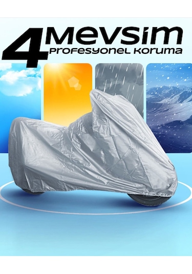 Coverplus Bmw F 650 Gs Dakar Branda Topcase Arka Çanta Uyumlu Motor Brandası Kilit Uyumlu