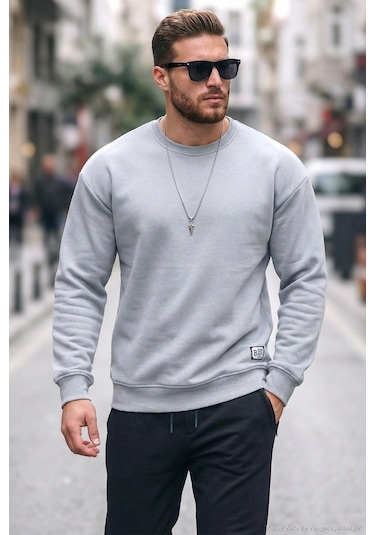 Buratti Erkek Sweat 5905255 Açık Gri Açık Gri