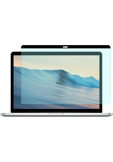 Mufunye Macbook Uyumlu Air 13" 2015-2017 Manyetik Ekran Koruyucu: Mavi Işık Filtresi, Yansıma Engeli, Uv Koruma, 287x197mm, Kolay Kurulum