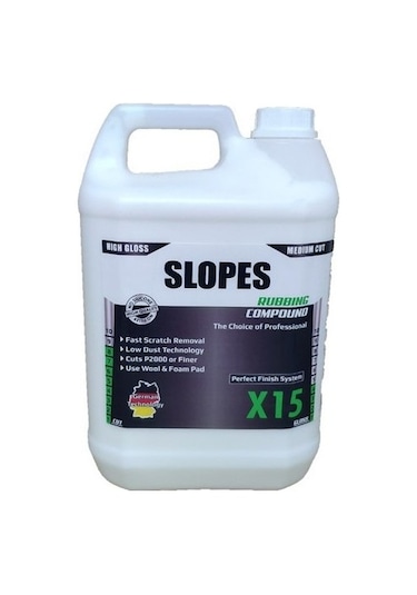 Slopes X15 Çizik Çıkarıcı Pasta 5Lt. Yüksek Performanslı Formülü