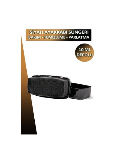 Bağcık + Nuri Leflef Ayakkabı Bakım Temizleme Ve Parlatma Süngeri Depolu 10 Ml Set 001