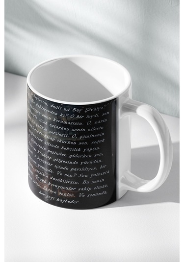 Şövalye Ve Prenses, Kalp Muhafızı, Dark Knight, Fantasy Hikaye Kupa Bardak Gri