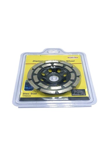 Singree Elmas Kaplı Çift Sıra Mermer Ve Beton Parlatma Tekerleği - Yüksek Dayanıklı