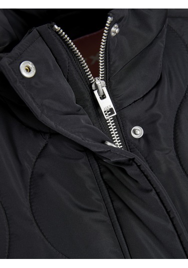 Kadin Dik Yaka Kapitone Yelek - Serena - 12278852 Black