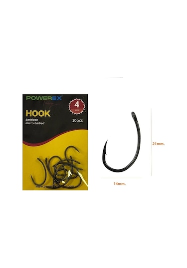 Powerex G-carp Sazan İğnesi No:4 10 Adet