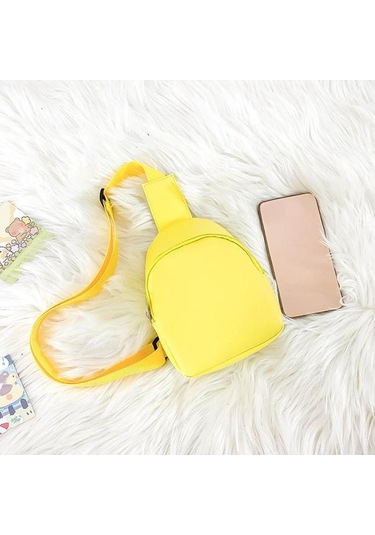 Suntek Çocuklar Için Çapraz Askılı Çanta Sevimli Hediye Sarı