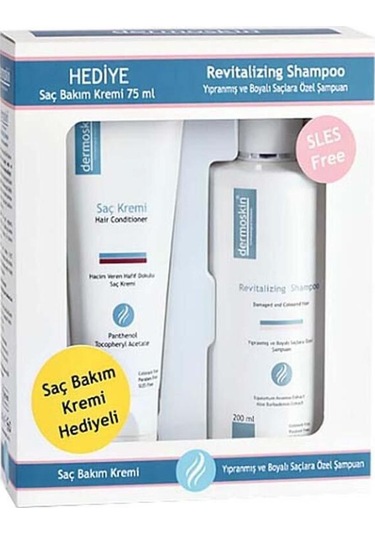 Dermoskin Revitalizing Shampoo 200ml+hair Conditioner 75ml Hediye Tüm Saçlar