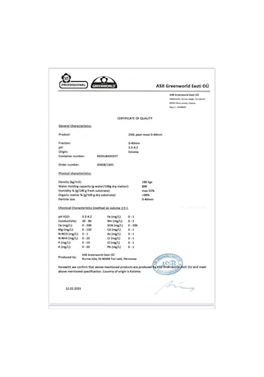 250 Lt Blueberry Yaban Mersini Torfu Ph 3,5-4,2 Asidik Toprak