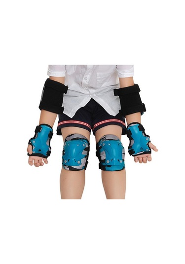 Suntek Çocuklar Çocuk Paten Scooter Koruyucu Dişli Diz Mavi-l Mavi L Çok Renkli