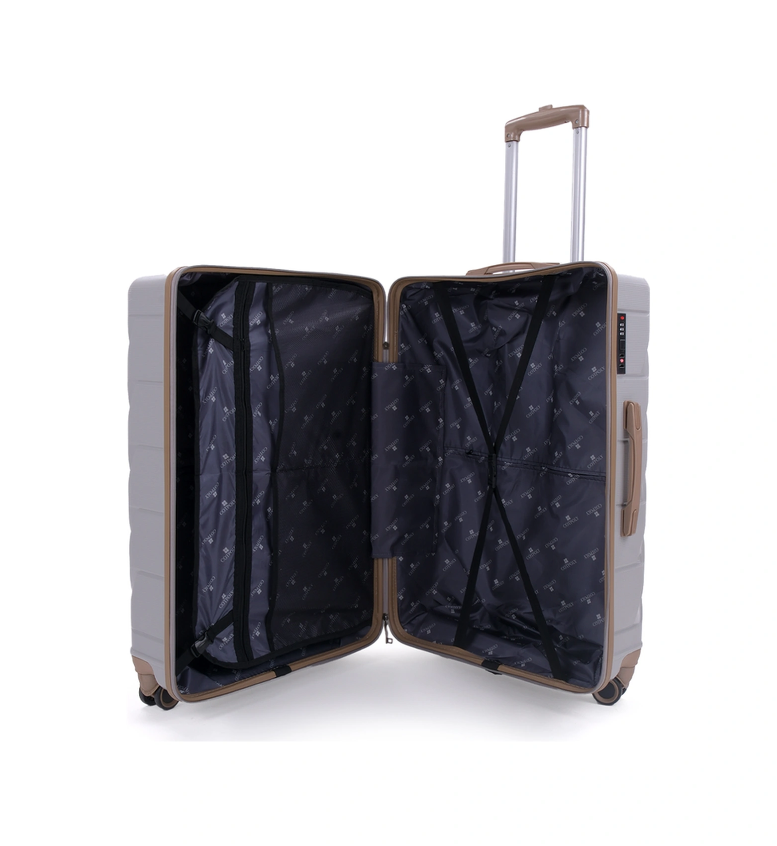 Copella Pp Polipropilen&kırılmaz Büyük Boy Valiz 75 Cm Gri