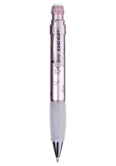 Serve Deep Versatil Kalem Uzay Temalı - Metalik Roze