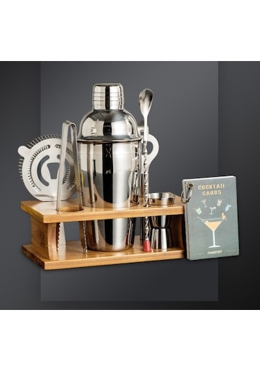 Wondernest Tepsi Tabanlı Sürahi Seti, Lichen İçecek Karıştırıcı Bar Eo