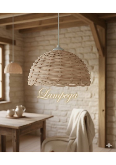 Lampega Rattan Bambu Avize Diğer
