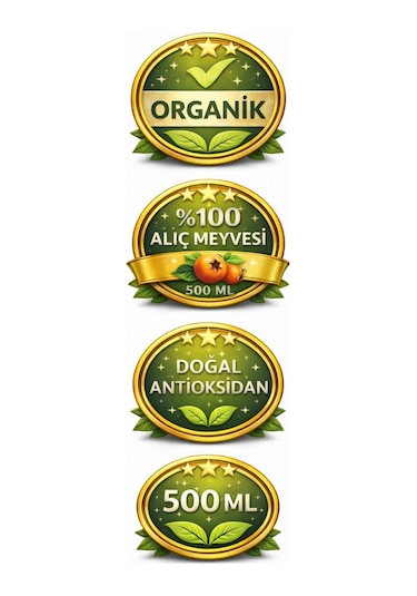 Organik Alıç Sirkesi 500 Ml Doğal Fermantasyon