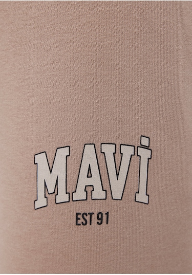 Mavi Logo Baskılı Bej Eşofman Altı 1010757-70043 Bej