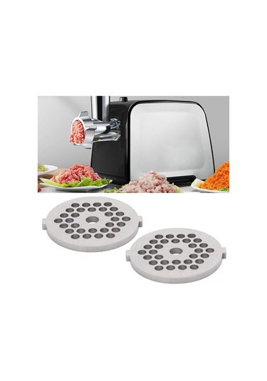 Maiyame 5 Adet Paslanmaz Çelik Disk Bıçaklı 2'li Paket, 5mm Delikli Gıda Dilimleme Ve Ezme İçin Kırık Meat Grinder Aparatı